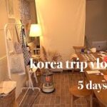[vlog] ひとり韓国旅行 4泊5日 雑貨 カフェ 広い部屋 ソウル
