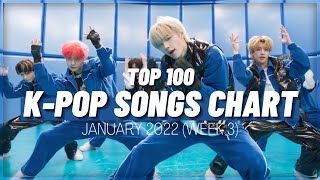 (TOP 100) K-POP SONGS CHART | JANUARY 2022 (WEEK 3)