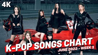 (TOP 100) K-POP SONGS CHART | JUNE 2022 (WEEK 3)