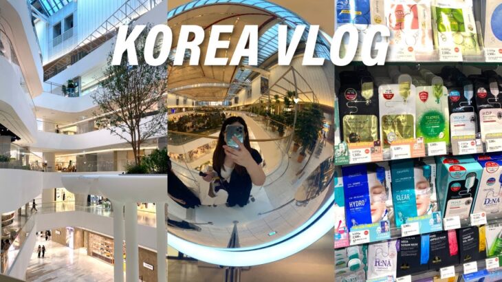 【韓国旅行 vlog】2年半ぶりの韓国🇰🇷韓国入国後の1日 |  ヒュンダイソウルとオリーブヤングでお買い物 | KOREA VLOG ②