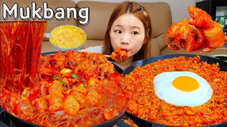 🐙쭈.곱.새+볶음밥먹방🥘 뚱대창에 대하까지 때려넣은 쭈곱새 먹방👧 Ft.소주,당면사리,계란찜 Korean Food MUKBANG ASMR EATINGSHOW REALSOUND 요리