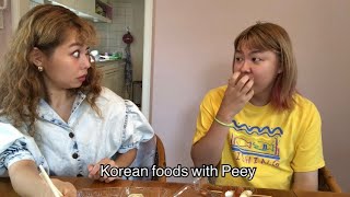 Korean foods with Peey – ぺえと韓国料理食べてたら歯取れた