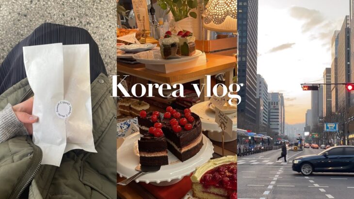 【韓国vlog】初めての韓国旅行🇰🇷 明洞|ソウル|弘大|カフェ巡り|雑貨