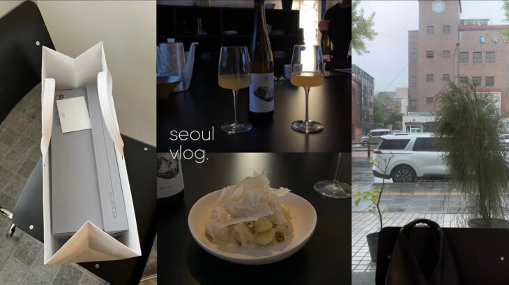 韓国vlog | 4泊5日の韓国旅行 | ソウルひとり旅 / 安国 景福宮 明洞 | カフェ巡り 初めての美容皮膚科 Salomonのスニーカーをget 素敵なワインバー, shop amomento
