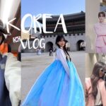 【韓国vlog】大学生らの3泊4日女子旅!!🇰🇷ひたすら爆食い,爆買いしてきた。カフェ, おすすめスポット, グルメ, 買い物🛍🐰🦦🐶🦊