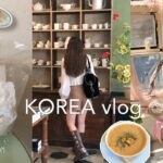 【韓国vlog】親子で韓国旅行②🇰🇷♥️お母さんとソウルの可愛い雑貨屋さんとカフェ巡り！