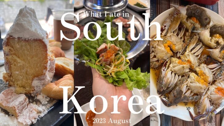 〝vlog〟私が韓国旅行で食べたものWhat I ate in South Korea