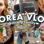 【VLOG】3泊4日の家族旅行in韓国🇰🇷💖親友ちゃんも合流してグルメと美容の旅✨