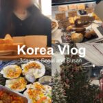 【vlog】冬の韓国旅行3days❄️ソウル→釜山のんびり旅⛄️屋台,カフェ,ドライブ,海雲台,広安里etc…