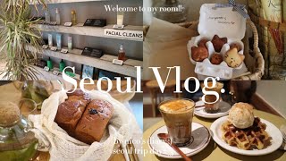 【 韓国vlog 】韓国旅行inソウルDAY2-3 / 漢江でラーメン🍜行きたかったカフェにも行けて大満足な韓国旅行でした🇰🇷