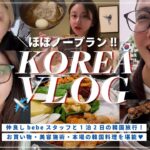 【Vlog】韓国旅行1泊2日の旅🇰🇷✈️美容とグルメの弾丸な２日間🍜✨💄【おすすめスポット】