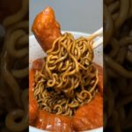 jjapaghetti ramen with buldak frank #asmr #koreanfood