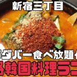 サラダバー付き韓国料理ランチ「ハヌリ」（新宿三丁目）#食べ放題