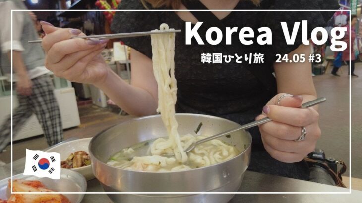 【ソウルVlog】Netflix出演の広蔵市場のお店でランチ！韓国映画のショールーム、仁川でチメクパーティー、夜の永登浦をお届け　 #53