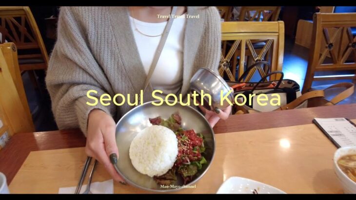 【女子旅Vlog／韓国編】韓国上級者とグルメぐりしてみた！メイク・撮影体験もしてみた！！