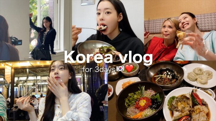 【韓国vlog】いっぱい食べて爆買いして大満喫した韓国旅🇰🇷🛍️