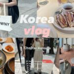 【韓国vlog🇰🇷】2泊3日女子旅🤍🛒Korea vlog📹🎀ショッピング、カフェ、グルメ、肌管理詰めまくり👍🏻🖤