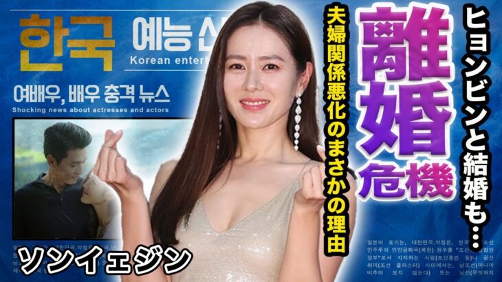 【驚愕】ソン・イェジンとヒョンビンの離婚危機と言われる冷え切った夫婦関係の現在…子供の難病の真相に言葉を失う…