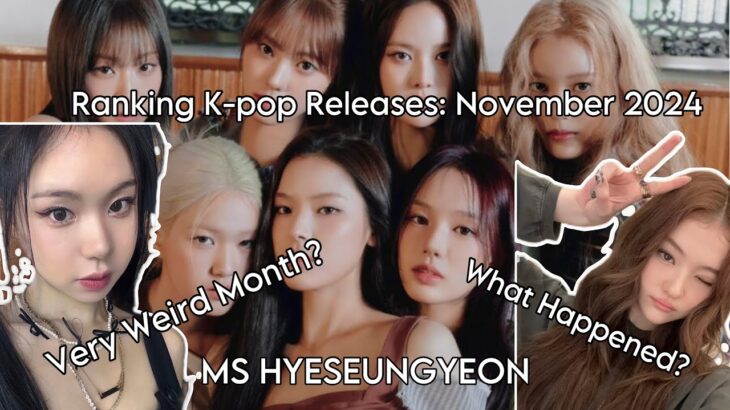 Ranking K-pop Releases: November 2024