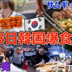 【爆食！】2泊3日！初の韓国旅行でグルメ食べ放題！好きなだけ太れ！サムギョプサルもラーメンも爆食！(マーキュリー)(TWICE)