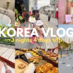 Korea Vlog 🇰🇷 | 3泊4日の初韓国旅！グルメ+美容+雑貨+購入品紹介つめつめvlog