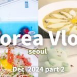 【Korea.Vlog②】年末親子３人で行く冬の韓国旅行《PART2》3泊４日🇰🇷ソウル/明洞.広蔵市場.聖水.2024.12/小学生/アラフォー主婦