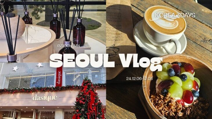 【Seoul Vlog】2泊3日母とふたり 冬の韓国旅行｜カフェ｜グルメ｜美容｜ソウル｜弘大｜聖水｜東大門｜証明写真｜屋台｜ホクロ除去｜シャイン皮膚科｜グレイスリーソウル｜thanksoat