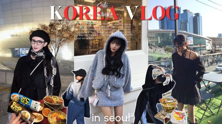 【VLOG】真冬の韓国旅行⛄️🇰🇷 夜市で爆買いした旅✈️💞