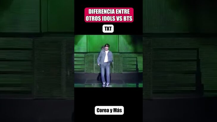 La diferencia entre otros IDOLS y BTS