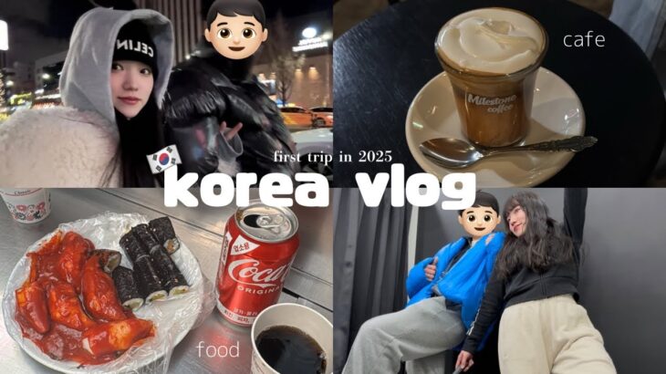 【韓国vlog】4泊5日の韓国旅行🇰🇷🎀極寒だけど楽しすぎる爆食い爆買い旅with👦🏻グルメ/カフェ/カロスキル/東大門