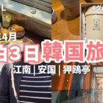 〔🇰🇷２泊３日韓国旅行〕2025年4月最新版🌸 渡韓歴30回のOLが行く春のソウル旅行 | 漢南洞・江南・狎鴎亭 | 最新スポットを巡るvlog
