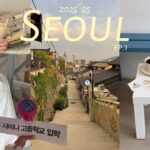 日/한)2025.5月韓国旅行vlog｜景色のいい東大門のカフェや弘大エリアの雑貨屋さんを巡る旅🩰美味しいマッグクスに出会う｜1年振りにSHINeeに会った記録