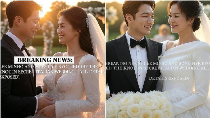 BREAKING: LEE MINHO AND SONG HYE KYO TIED THE KNOT IN SECRET ITALIAN WEDDING – ALL DETAILS EXPOSED!