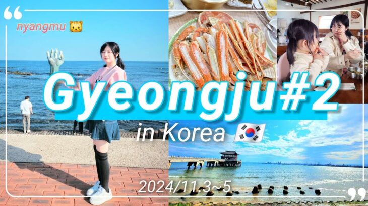 [Korea Vlog]韓国の古都慶州Vlog part2 浦項市(ポハン)にある観光地に行ってきました！한국경주여행 part2 포항시에있는 명소를 다녀왔습니다 !