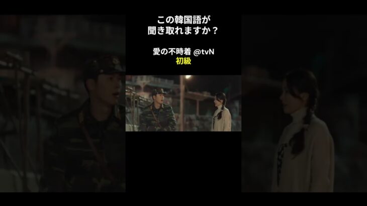 この韓国語が聞き取れますか？ #ヒョンビン #ソン･イェジン #韓国語講座 #韓ドラ #愛の不時着 #韓国ドラマ #聞き取り #韓流 #リスニング #ネトフリ #netflix