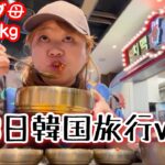 【韓国旅行vlog】おデブ母の育児休暇!2泊3日の海外旅行で買い物&食事を満喫する❤️【アラフォー主婦】