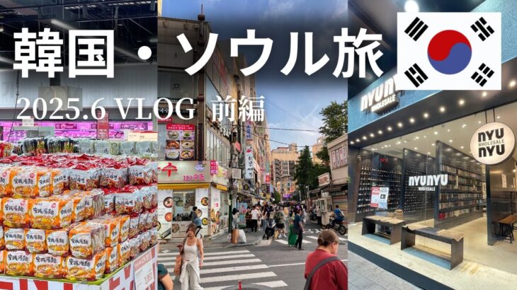 【2025】2泊3日の韓国旅行VLOG🇰🇷グルメ、お買い物など紹介🛍️東大門,明洞,聖水,江南