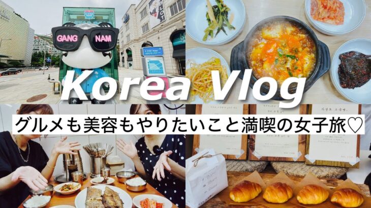 【韓国旅行】グルメ,買い物,美容 やりたいこと全部詰め込んだ3泊4日ソウル女子旅【韓国vlog】