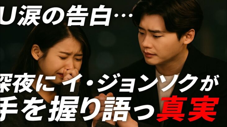 IU、真夜中に泣き崩れる ― イ・ジョンソクが彼女の手を握り、信じられない事実を明かす！