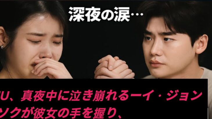 IU、真夜中に泣き崩れるーイ・ジョンソクが彼女の手を握り、信じられない事実..