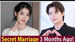 衝撃！イ・ジョンソクとIU、3年前に極秘に婚姻届を提出