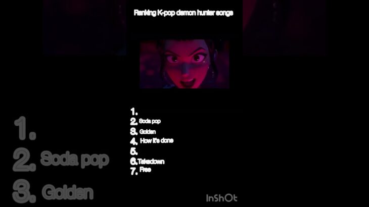 Ranking K-pop demon hunter songs #kpopdemonhunters