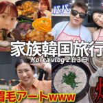 【みそ家in韓国🇰🇷】家族で遊びまくる韓国旅行が過去一楽しすぎてパパもはっちゃけ過ぎの2泊3日wwww