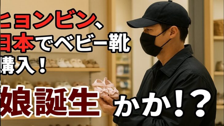 ヒョンビン、日本で女児用靴を購入しているところをキャッチされる！