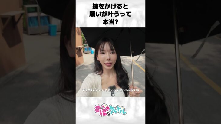 鍵をかけると願いが叶うって本当？#モッパン #韓国 #韓国グルメ #韓国旅行 #韓国vlog #南山   #グルメ #韓国コンビニ