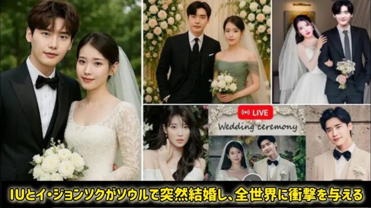 瞬間のすべて：IUとイ・ジョンソクがソウルで突然結婚し、全世界に衝撃を与える #日本のニュースチャンネル