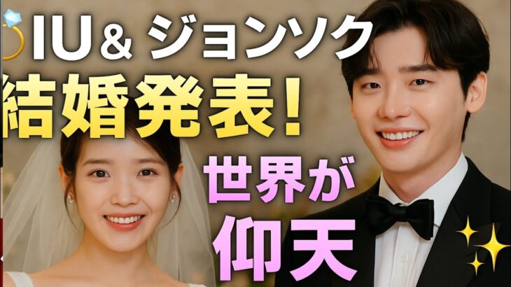 💍IU & イ・ジョンソク電撃結婚‼️世界中が涙した奇跡の瞬間✨ソウルで秘密の誓いとは…？💖🇰🇷