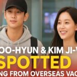 Kim Soo-hyun & Kim Ji-won SPOTTED Returning From Overseas Vacation Together