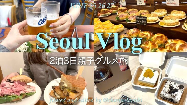 【韓国Vlog】母娘2泊3日ソウル爆食旅🇰🇷🍽️聖水・江南・明洞・カロスキル・弘大｜グルメもカフェも美容も大満喫✨｜한글자막