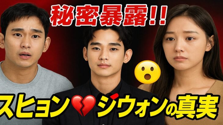 数分前!!! キム・スヒョンとキム・ジウォンの隠された秘密がこの人物によって暴露されました